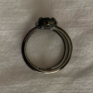 Kendra Scott - Elyse Gunmetal Ring in Black Drusy